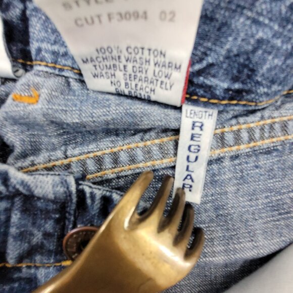 Vintage Lucky Brand Jeans Women's 2 Blue Wild Child Mid-Rise Boot Cut Slit USA - Picture 6 of 16